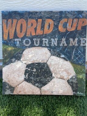 World Cup Tournament Soccer Canvas Art -